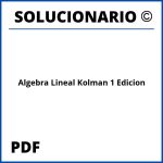 Solucionario Algebra Lineal Kolman 1 Edicion PDF