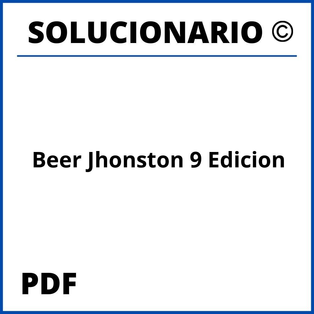Beer Jhonston 9 Edicion Solucionario