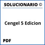 Cengel 5 Edicion Solucionario PDF