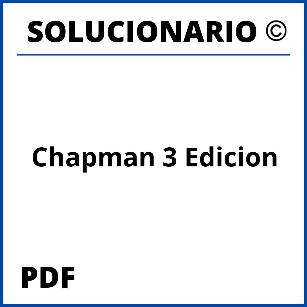 Solucionario Chapman 3 Edicion Pdf