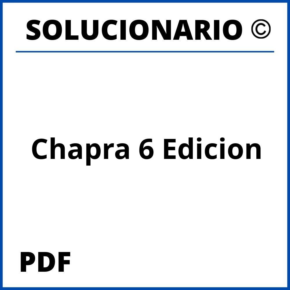 Solucionario Chapra 6 Edicion Pdf