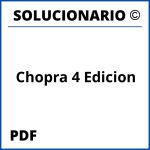 Solucionario Chopra 4 Edicion PDF
