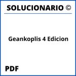 Geankoplis 4 Edicion Solucionario PDF