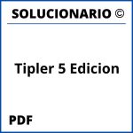 Tipler 5 Edicion Solucionario PDF